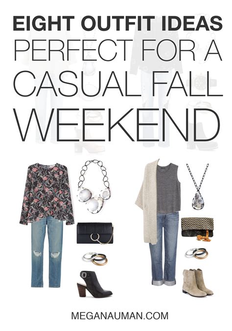 eight casual outfits perfect for a fall weekend - MEGAN AUMAN