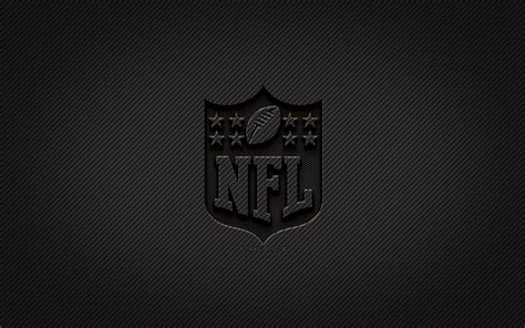 NFL carbon logo, , grunge art, carbon background, creative, NFL black ...