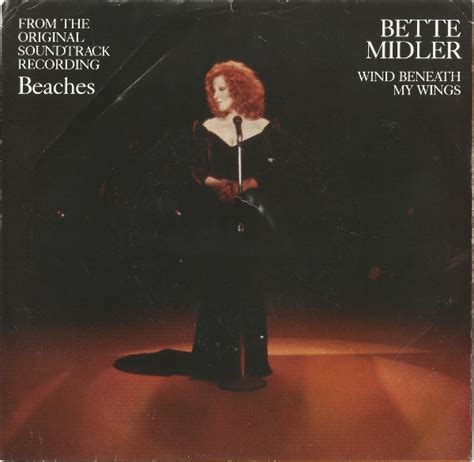 Bette Midler – Wind Beneath My Wings (1989, Picture Sleeve, Vinyl) - Discogs