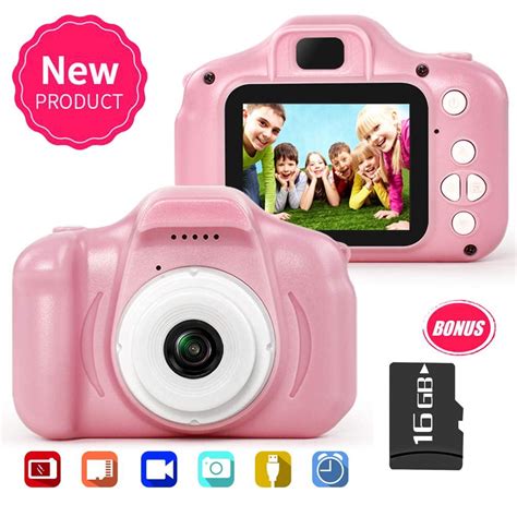 Amerteer Kids Camera,13MP 1080P Children Digital Cameras for Boys/Girls Birthday, Christmas Toy ...