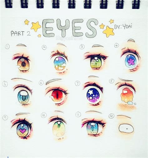 Yoai ಠωಠ on Twitter: "more eyes 👀 which style is ur fav?… " Art Drawings Sketches Simple, Kawaii ...