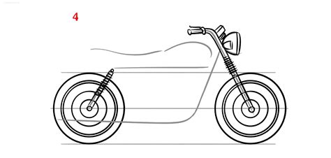 Motorcycle Drawing Ideas How to draw a Motorbike