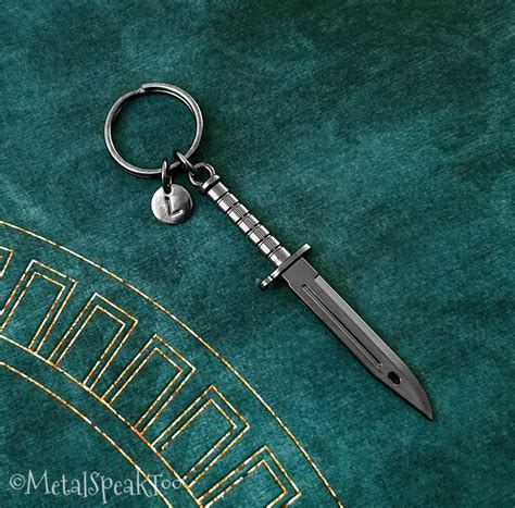 Knife Keychain SMALL Military Knife Keyring Tactical Knife - Etsy