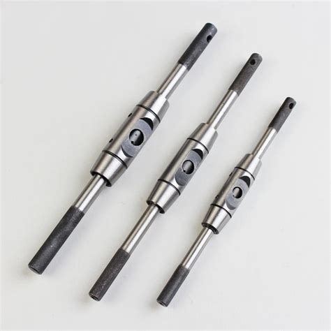 High quality thread wrench , tap handle & hand tap wrench 2pieces/set (clamp range 1mm~8mm, 4mm ...