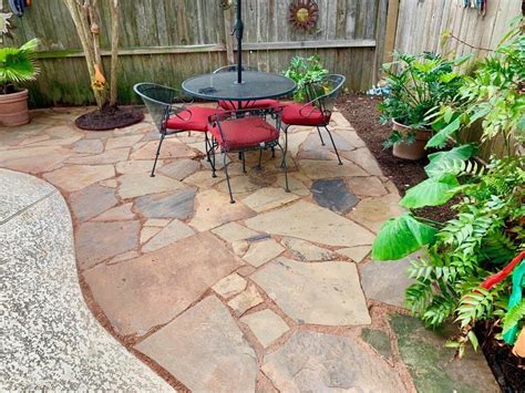 Patio Flagstone Pavers - Multi-Brown - Houston - TX 77099