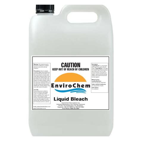 Liquid Bleach - Commercial Cleaning Supplies - CHEMSHOP NZ