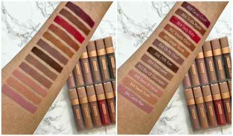 SAFIYAH TASNEEM : Sunday Swatches: L'Oreal Paris Les Chocolats Liquid Lipsticks