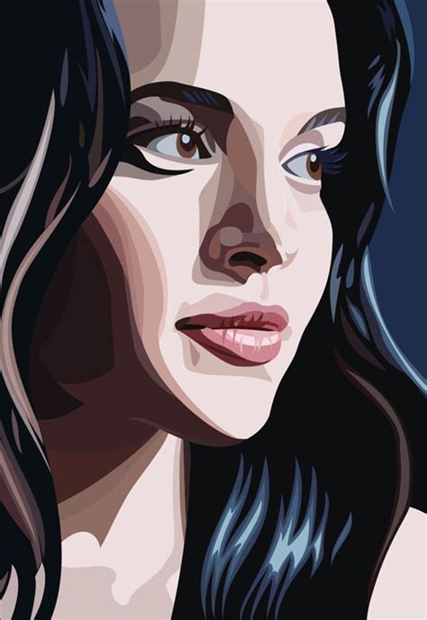 12 Awesome Vector Portraits Images - Vector Art Portrait, Amazing Vector Portraits and Predators ...