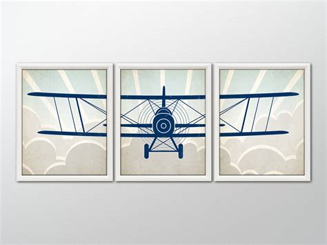 AIRPLANE Wall Art Airplane Decor Airplane Art Print - Etsy