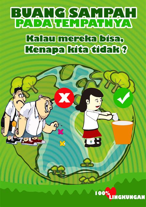 50+ Gambar Poster Orang Membuang Sampah Pada Tempatnya Terkini - Kosmeme