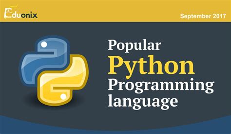 An Infographic on Popular Python Programming Language