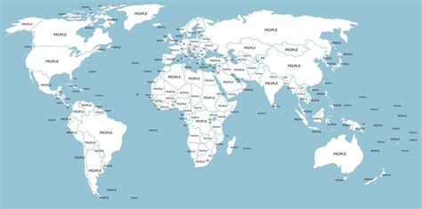 Free World Map With Capitals