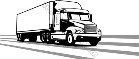 Free Tractor Trailer Silhouette, Download Free Tractor Trailer Silhouette png images, Free ...