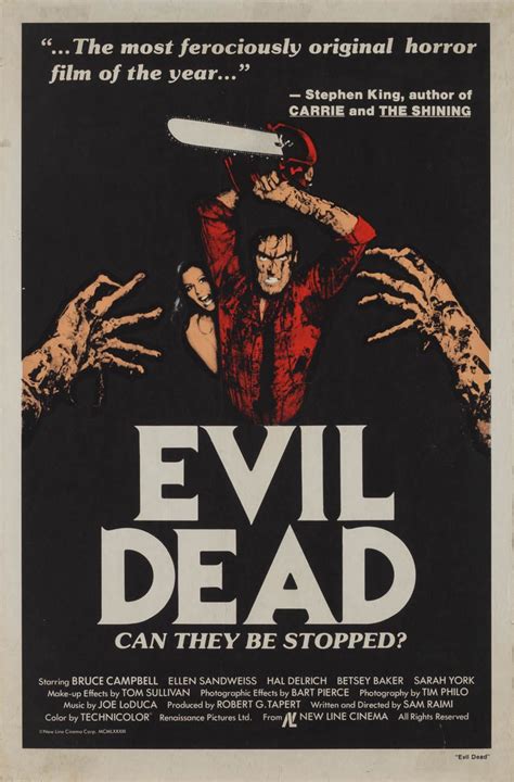 Marquee Poster | Evil Dead 1981 US 1-sheet