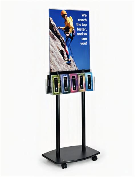 Acrylic Poster Display Stand | Brochure Rack | Post Up Stand