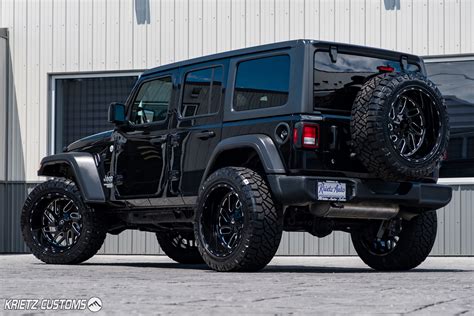 Lifted 2020 Jeep Wrangler with 22×12 Fuel Triton Wheels and 2.5 Inch ...