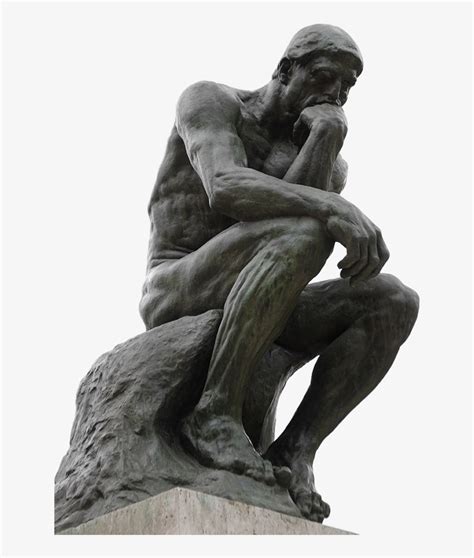 Clipart Of The Thinker Statue Location