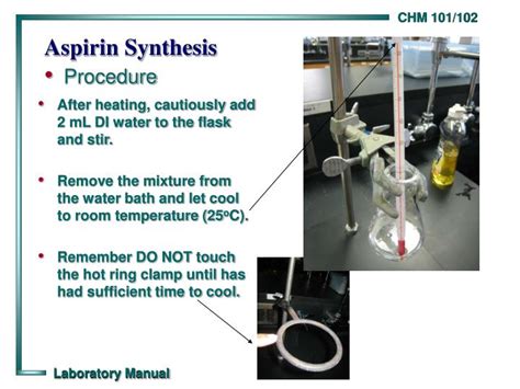 PPT - Aspirin Synthesis PowerPoint Presentation - ID:478355