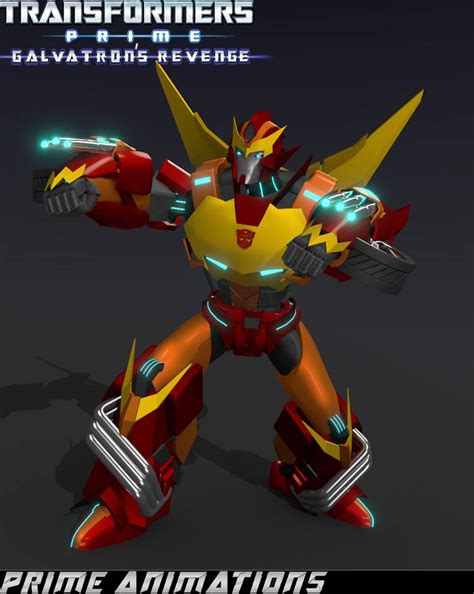 Transformers Prime Rodimus - Battle Mode by 4894938 on DeviantArt