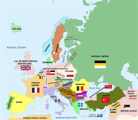 Wwi Map Of Europe – Verjaardag Vrouw 2020