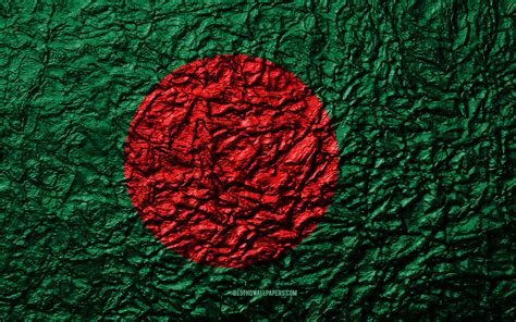 Flag Of Bangladesh, 4k, Stone Texture, Waves Texture, - Facebook Cover Photo Gold (#520094) - HD ...