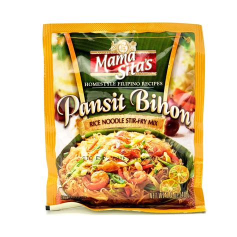 Mama Sita's Pancit Bihon (Rice Noodle Stir-Fry Mix) - 1.4 oz (40 g ...