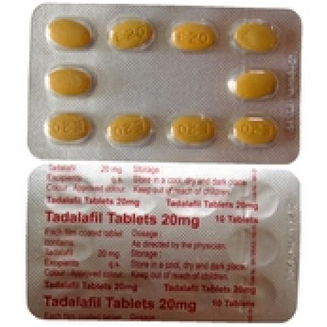 Generic Cialis (Tadalafil) 20 MG (Intas Pharmaceuticals) - Cialis