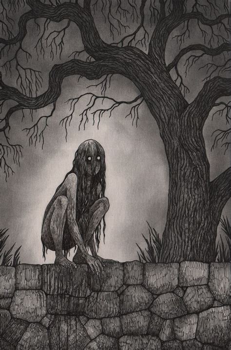 the fetch John Kenn | Scary drawings, Creepy drawings, Dark art drawings