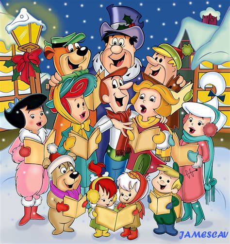 Hanna Barbera Christmas by JamesCav on DeviantArt