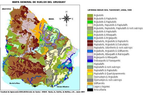 Uruguay soil maps