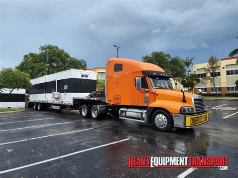 What Type of Trailer Do You Need to Ship a Container? - Heavy Equipment Transport