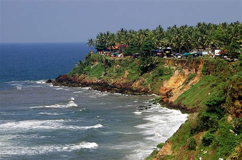 The Cliff At Varkala Beach, Kerala by Photograph © Ulrike Henkys