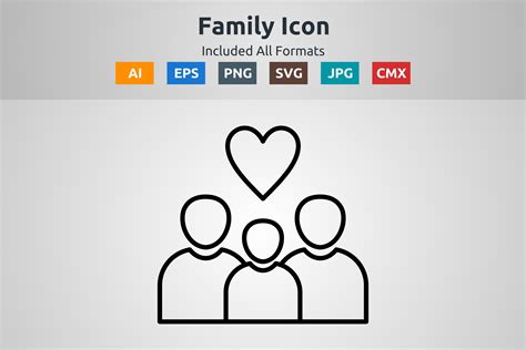 Family Vector Outline Icon Graphic by abidehtisham198 · Creative Fabrica