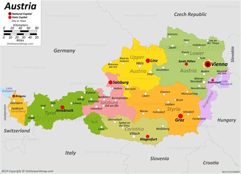 Austria Map | Detailed Maps of Republic of Austria