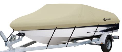 Classic Accessories DryGuard Waterproof Boat Cover - 17' to 19' Long - Up to 102" Beam Classic ...