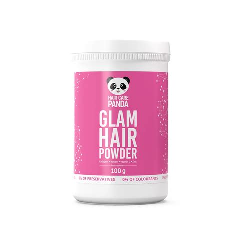 Hair Care Panda Glam Hair Powder - Witaminy na włosy w żelkach HAIR CARE PANDA Vegan Gummies ...