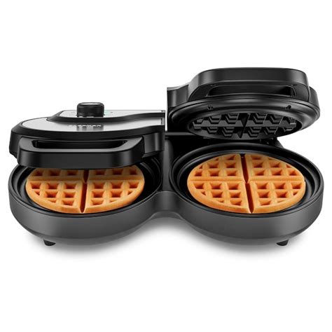 Chefman Non-stick Mini Round Waffle Maker in the Waffle Makers department at Lowes.com