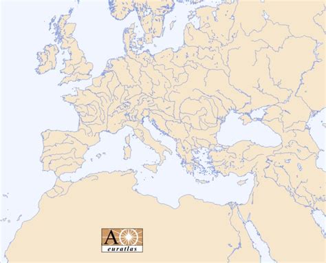 Europe Atlas: the Rivers of Europe, Middle East and North Africa