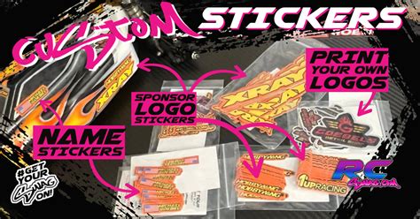 Custom Stickers - RC SWAG Does Custom Stickers! - RC SWAG - Stickers, T-Shirts, Hoodies, RC Kits ...