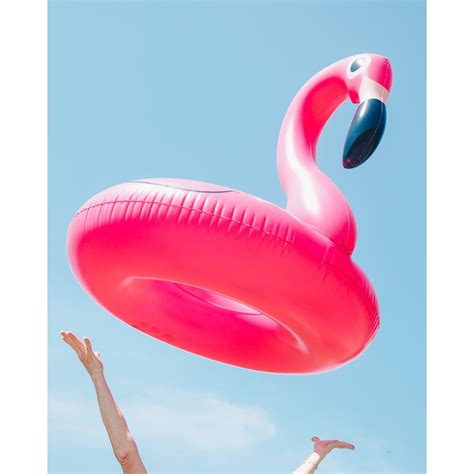 Giant Pink Flamingo Pool Float