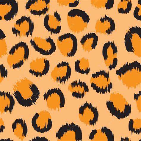 Premium Vector | Cheetah skin seamless pattern design