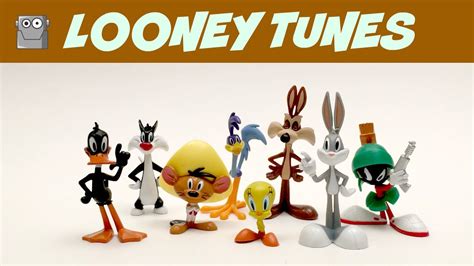 Comic Book Hero Action Figures Porky Pig Bugs Bunny Daffy Duck TAZ ...