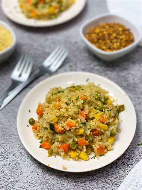 Instant Pot Veggie Brown Rice Risotto - This Healthy Kitchen