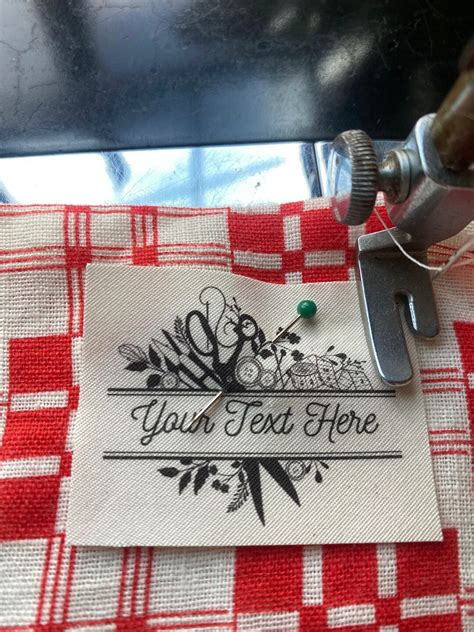 Sewing Fabric Tags, Personalized for Handmade Items or Clothing Sew on Cloth Labels organic ...