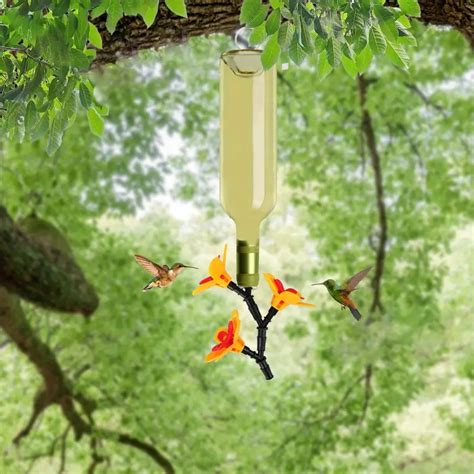 Floral Hummingbird Feeders Diy Assembled Garden Outdoor - Temu