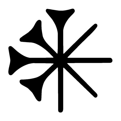 DINGIR - Pagan Decal The symbol of DINGIR is a Sumerian reference to GOD or the Deity; AN, the ...