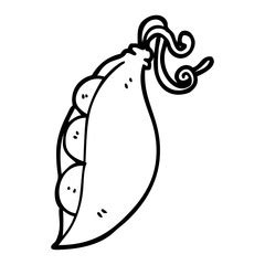 Pea Pod Drawing | Free download on ClipArtMag