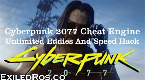 Cyberpunk 2077 Cheat Engine (Unlimited Eddies And Speed Hack)