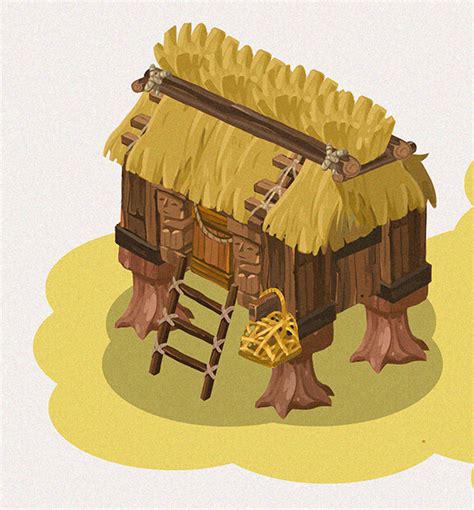 ArtStation - Bale - Ifugao House