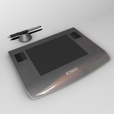 wacom intuos 3 3d model